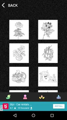 Coloring Book-Pigment And Painting android App screenshot 1