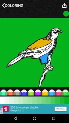 Coloring Book-Pigment And Painting android App screenshot 3